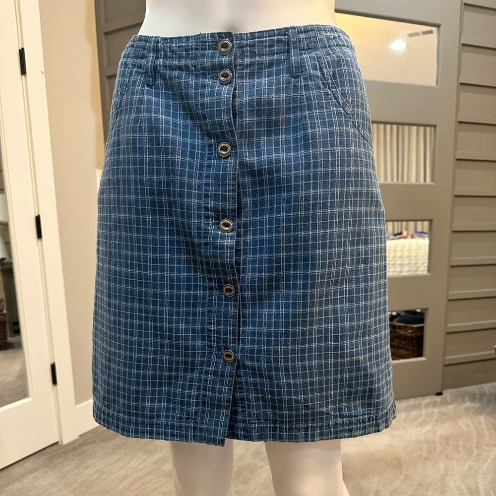 Paul Harris Cotton Mini Size 8 Blue Check